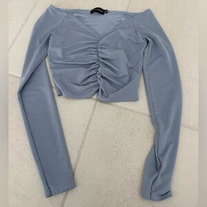 Long Sleeve Crop Top